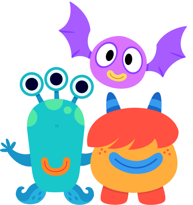 ABC dos Monstrinhos Characters